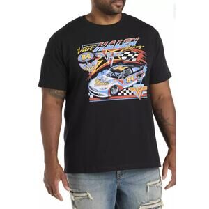 New VAN HALEN RACING Men's Black Graphic Print Tshirt Size L